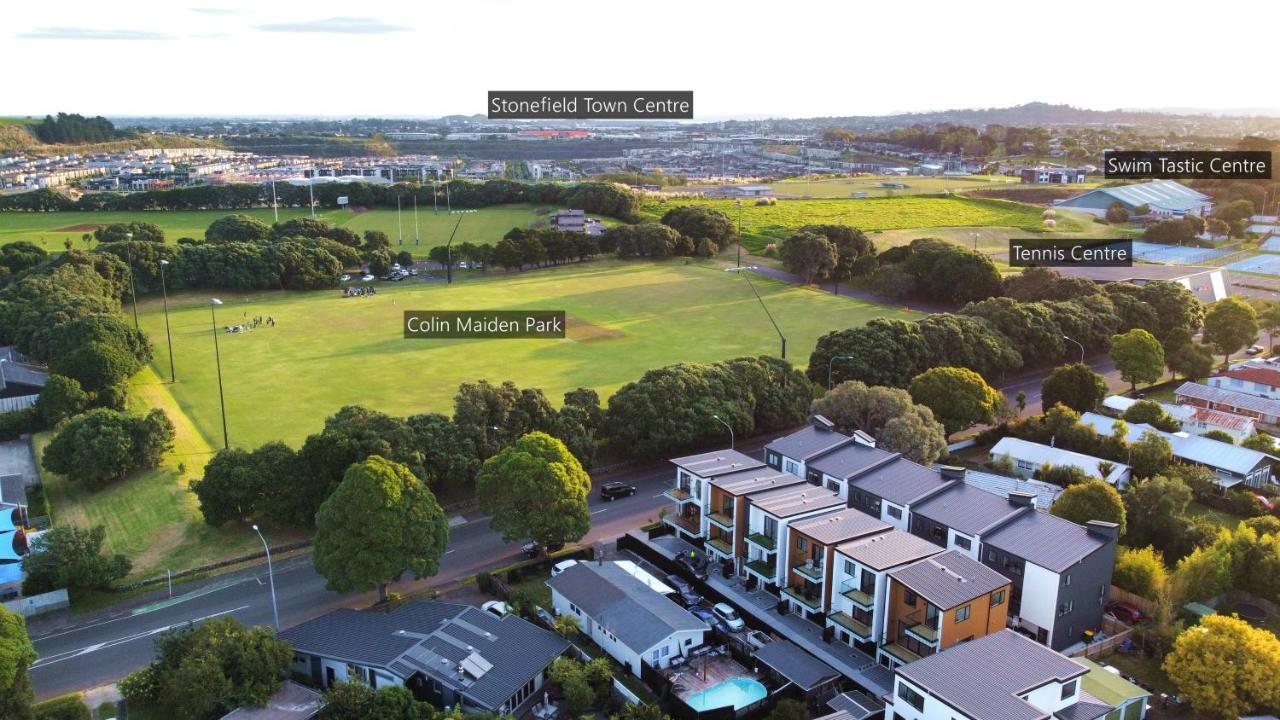 Ferienwohnung Luxury Brand New Designer Living Auckland Exterior foto